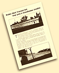 Print ads for self storage in 1928